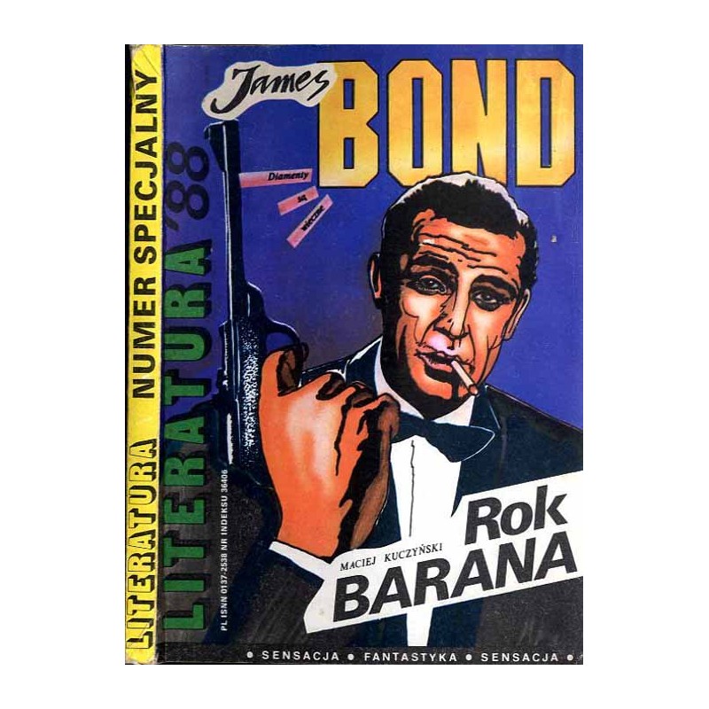 Literatura. Miesięcznik literacko-społeczny. R.7 (1988). Numer specjalny [Sensacja. Fantastyka] / Ian Fleming: Diamenty są wiecz
