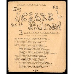 Jeszcze Jedno. R.1921. Nr 13 [bardzo rzadkie czasopismo harcerskie]