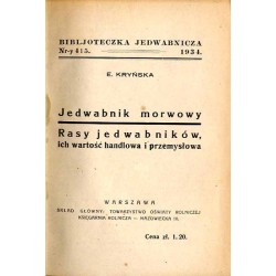 Jedwabnik morwowy. Rasy jedwabników, ich wartość handlowa i przemysłowa