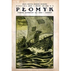 Płomyk. Tygodnik ilustrowany dla dzieci i młodzieży. R. 13 (1928). Nr 14 (5 grudnia 1928) / komiks "Nieudany obiad"