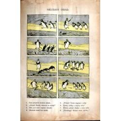 Płomyk. Tygodnik ilustrowany dla dzieci i młodzieży. R. 13 (1928). Nr 14 (5 grudnia 1928) / komiks "Nieudany obiad"