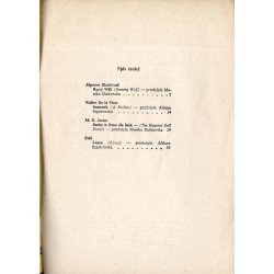 Nie czytać o zmierzchu! 1: Algernon Blackwood: Rączy Wilk Walter De la Mare: Samotnik M. R. James: Duchy w domu dla lalek Sak