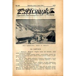 Płomyk. Tygodnik ilustrowany dla dzieci i młodzieży. R. 13 (1929). Nr 28 (13 marca 1929) / Tatry / Andrzej Małkowski / wycinanka