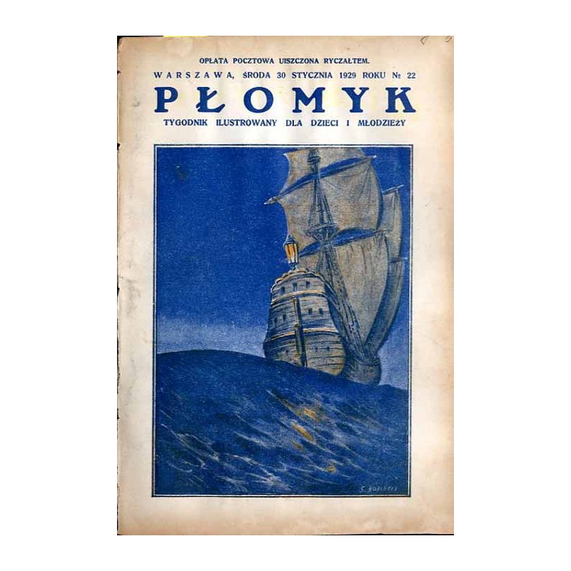 Płomyk. Tygodnik ilustrowany dla dzieci i młodzieży. R. 13 (1929). Nr 22 (30 stycznia 1929) / Stanisław Bobiński / harcerz Jerzy