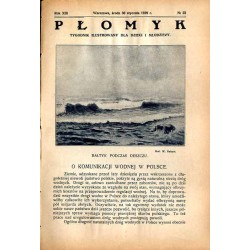 Płomyk. Tygodnik ilustrowany dla dzieci i młodzieży. R. 13 (1929). Nr 22 (30 stycznia 1929) / Stanisław Bobiński / harcerz Jerzy