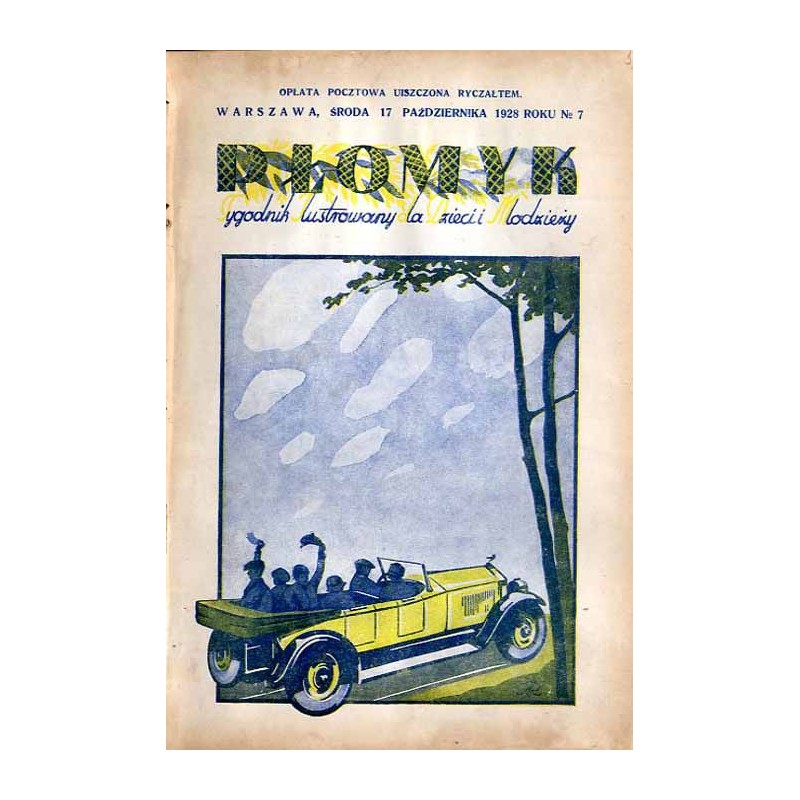 Płomyk. Tygodnik ilustrowany dla dzieci i młodzieży. R. 13 (1928). Nr 7 (17 października 1928)
