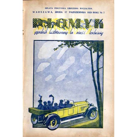 Płomyk. Tygodnik ilustrowany dla dzieci i młodzieży. R. 13 (1928). Nr 7 (17 października 1928)