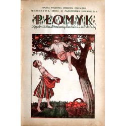 Płomyk. Tygodnik ilustrowany dla dzieci i młodzieży. R. 13 (1928). Nr 6 (10 października 1928) / winobranie / kolarstwo