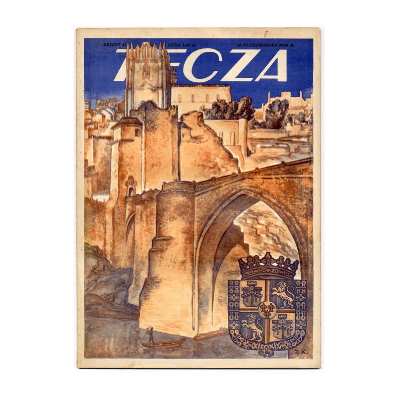 Tęcza. Ilustrowane pismo tygodniowe. R.3 (1929). Z. 41 (12 października 1929) / Zygfryd Kamiński / Kazimierz Pułaski / Marek Jan