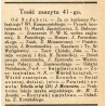 Tęcza. Ilustrowane pismo tygodniowe. R.3 (1929). Z. 41 (12 października 1929) / Zygfryd Kamiński / Kazimierz Pułaski / Marek Jan