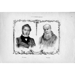 Śp. O. Prokop, kapucyn. W młodości. W starości / "Ś. P. O. PROKOP, KAPUCYN. W młodości. W starości."