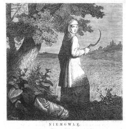 Litwa. Wiłkomierz okolice. Niemowlę / "NIEMOWLĘ."