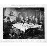 Biesiada w Salonie Artystycznym: J. Cegliński, T. Maleszewski, J. Brodowski, J. Majewski, W. Gerson, F. Kostrzewski, L. Molatyńs