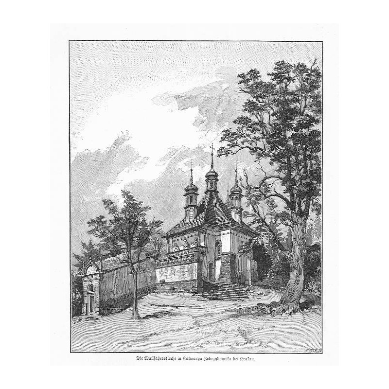 "Die Wallfahrtskirche in Kalwarya Zebrzydowska bei Krakau."