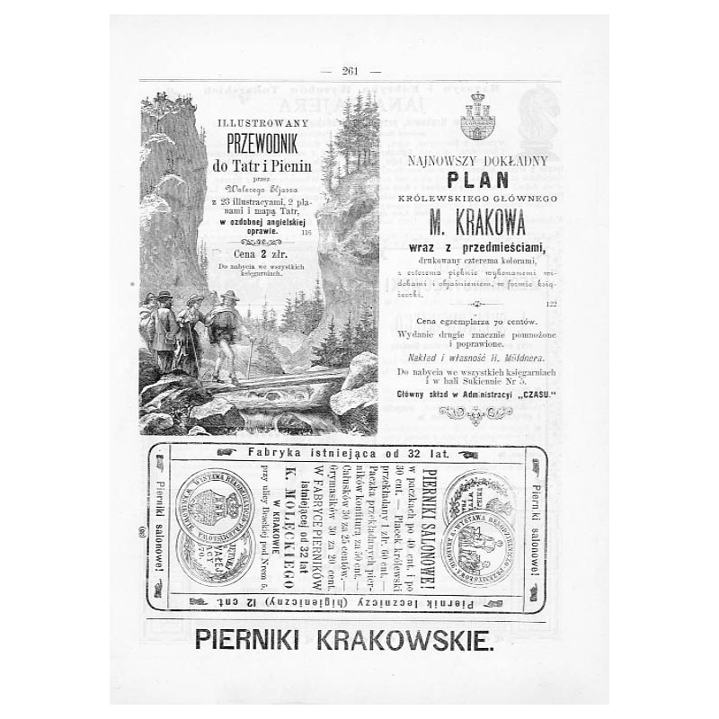 "ILLUSTROWANY PRZEWODNIK do Tatr i Pienin przez Walerego Eljasza [...]"