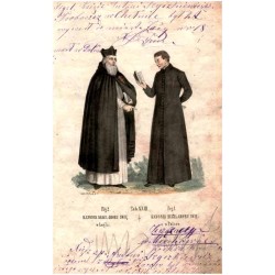 "Tab: XXIII. Fig. 1. KANONIK REGUL: GROBU. SWIĘ: w Polsce. Fig 2. KANONIK REGUL. GROBU SWIĘ. w Anglii."