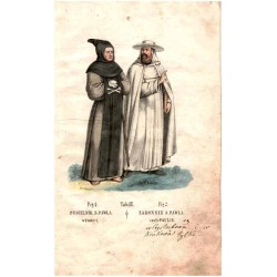 "Tab. III. Fig. 1. PUSTELNIK S. PAWŁA. w Francyi. Fig 2. ZAKONNIK S. PAWŁA. czyli PAULIN."