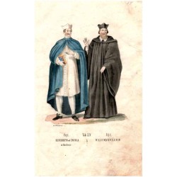 "Tab: LXV. Fig: 1. BENEDYKTYN od ZRUDŁA w Awelinie. Fig: 2. WALUMBROZANIN."