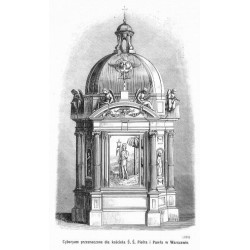 "Cyboryum przeznaczone dla kościoła Ś. Ś. Piotra i Pawła w Warszawie. (328)"