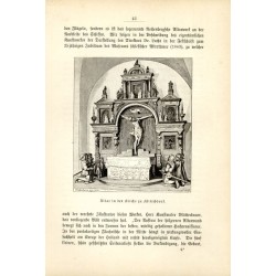 "Altar in der Kirche zu Klitschdorf."