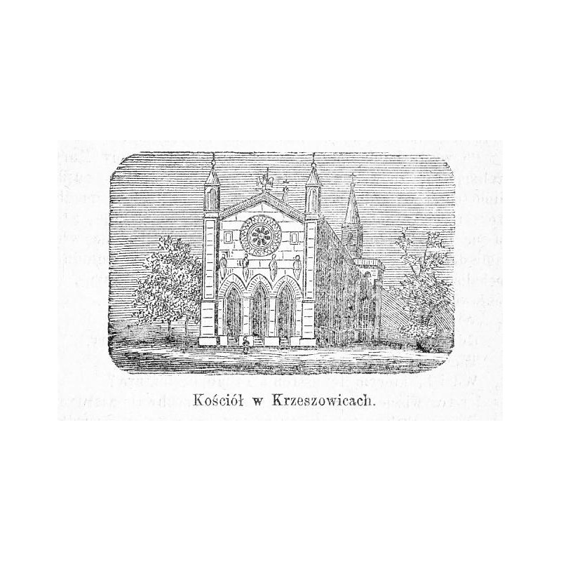 "Kościół w Krzeszowicach."