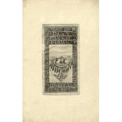 Przedstawienie heraldycznej płyty nagrobnej księżnej Anny