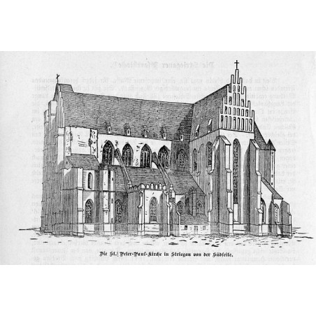 "Die St. Peter-Paul-Kirche in Striegau von der Südseite."