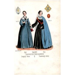 "Tab: LXXI. KANONICZKI WARSZAWSKIE Fig: 1. Pierwszego chóru Fig: 2. Drugiego chóru"