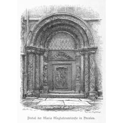 "Portal der Maria Magdalenenkirche in Breslau."