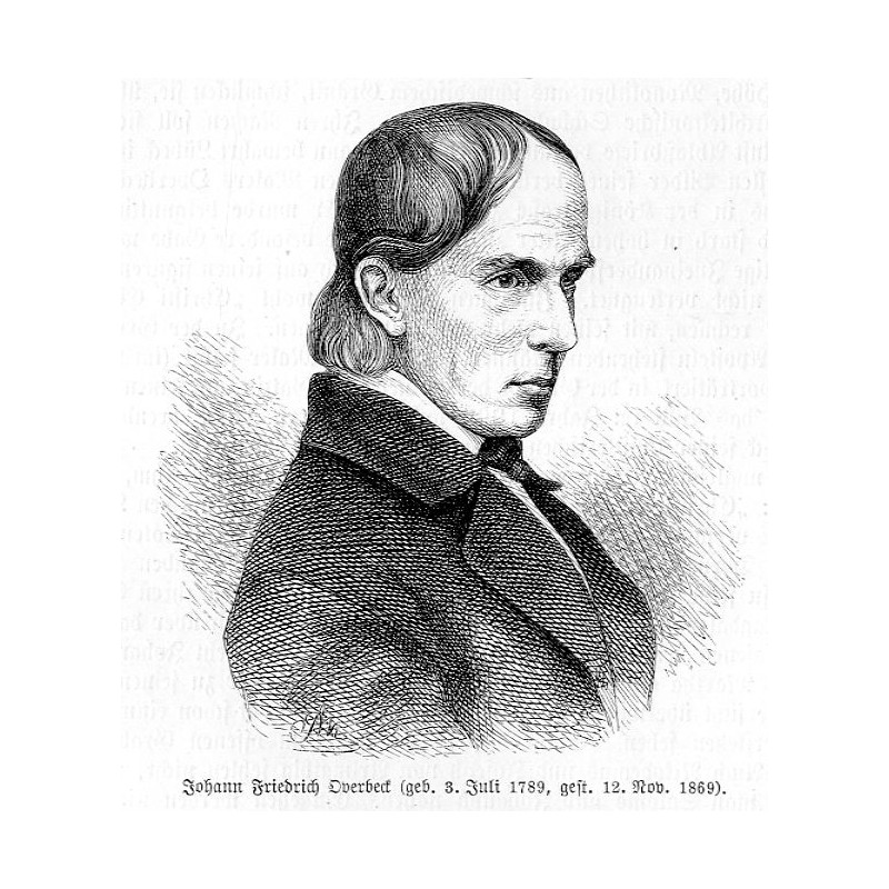 "Johann Friedrich Overbeck (geb. 3. Juli 1789, gest. 12. Nov. 1869)."