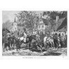 "Wesele wiejskie pod Krakowem. Kopia z akwareli Juliusza Kossaka. (5708)"