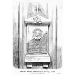 "Pomnik ś. p. Bolesława Podczaszyńskiego w kościele p. p. wizytek, dzieło Andrzeja Pruszyńskiego. (679)"