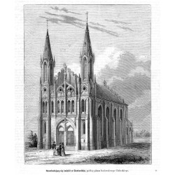 "Nowobudujący się kościół w Ciechocinku, podług planu budowniczego Cichockiego. 42"