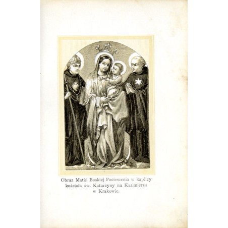 "Obraz Matki Boskiej Pocieszenia w kaplicy kościoła św. Katarzyny na Kazimierzu w Krakowie."