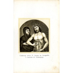 "Cudowny obraz P. Jezusa na krużganku w kościele św. Katarzyny."
