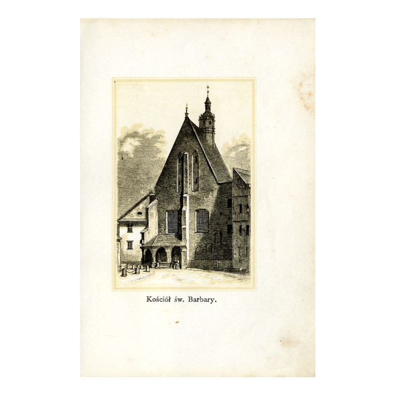 "Kościół św. Barbary."