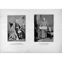 "J. E. KS. FLORYAN STABLEWSKI, Arcybiskup Gnieźnieńsko-Poznański. J. E. KS. ANTONI SOTKIEWICZ, Biskup Sandomierski. J. E. KS. D-