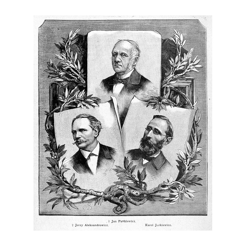 "Jan Pankiewicz. Jerzy Aleksandrowicz. Karol Jurkiewicz."