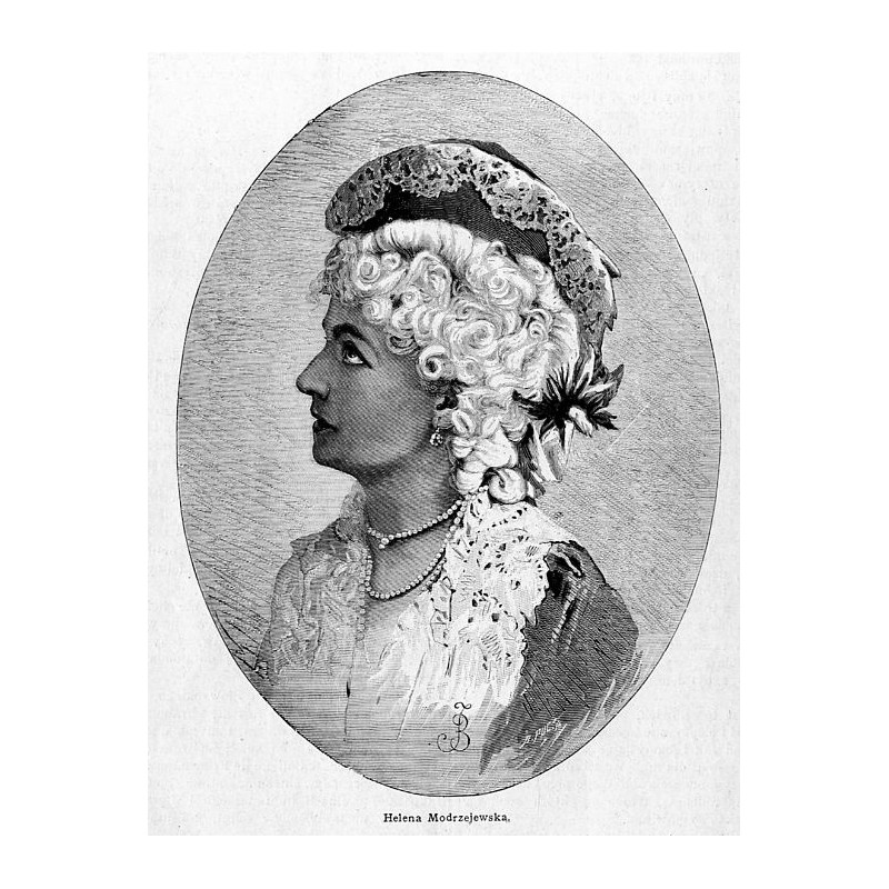 "Helena Modrzejewska."