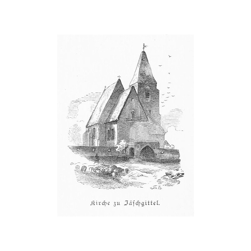 "Kirche zu Jäschgittel."