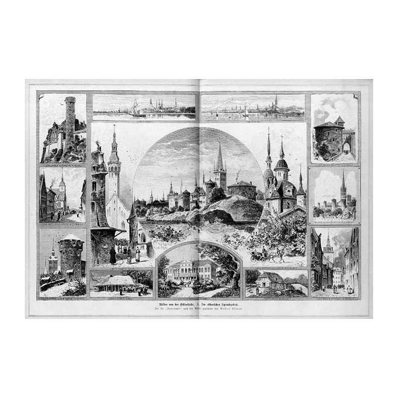 "Bilder von der Ostseeküste. 1. Im esthnischen Sprachgebiet. Für die "Gartenlaube" nach der Natur gezeichnet von Robert Aßmus."