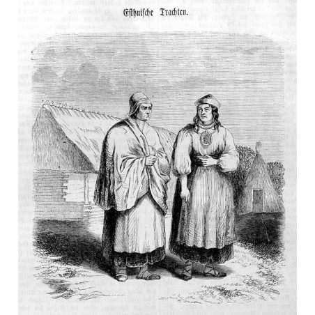 "Esthnische Trachten."