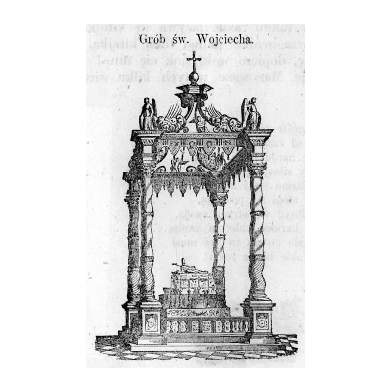 "Grób św. Wojciecha."