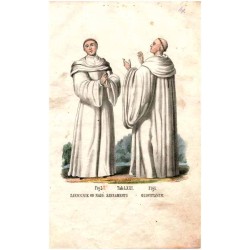 "Tab: LXXI. Fig: 1. OLIWETANIN. Fig: 2. ZAKONNIK OD NAJŚ: SAKRAMENTU"