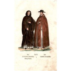 "Tab: LII. Fig: 1. ZAKONNIK S. HIERONIMA. Fig: 2. PUSTELNIK S. HIERONIMA. Reformy Olmeda"