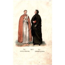 "Tab: LI. Fig: 1. ALEKSIANIN czyly CELLITA. Fig: 2. JEZUATA A. HIERONIMA."