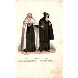 "Tab: XLVIII. Fig: 1. PUSTELNIK SERWITA. Fig: 2. SERWITA BIAŁOPŁASZCZYKOWY."