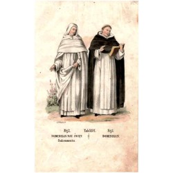 "Tab: XLVI. Fig: 1. DOMINIKAN. Fig: 2. DOMINIKAN: NAY: ŚWIĘT: Sakramentu."