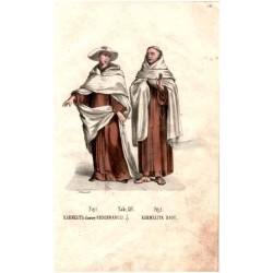 "Tab: XIV. Fig: 1. KARMELITA dawney OBSERWANCIJ. Fig: 2. KARMELITA BOSY."