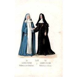 "Tab: XXIV. Fig: 1. ZAKONNICA N. M. PANNY. Wniebowzięcia w Recanati. Fig: 2. ZAKONNICA N. M. PANNY. Wniebowzięcia zwane Haudryt